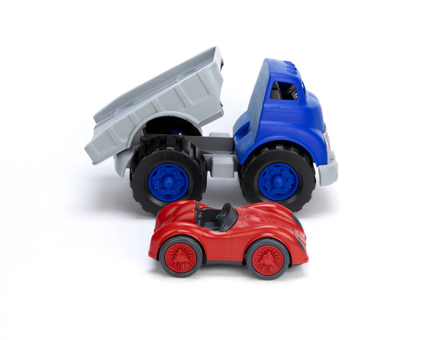 Flatbed w/ Red Race Car