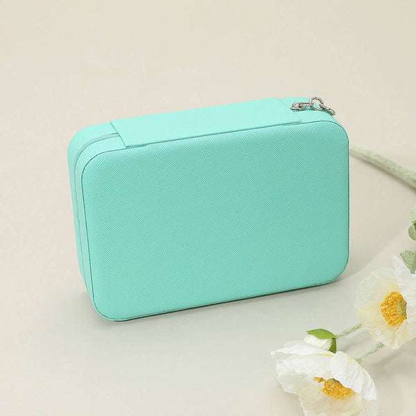 Faux Leather Portable Jewelry Box