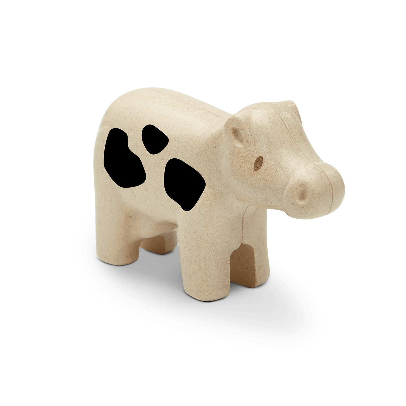 PlanToys PlanWood Cow - Kids Wood Toy