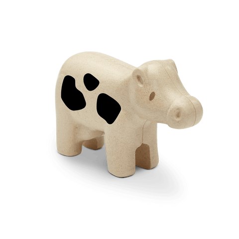 PlanToys PlanWood Cow - Kids Wood Toy