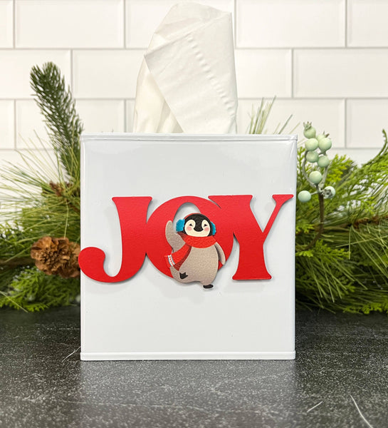 "Joy" Magnet, Red, Christmas Decor