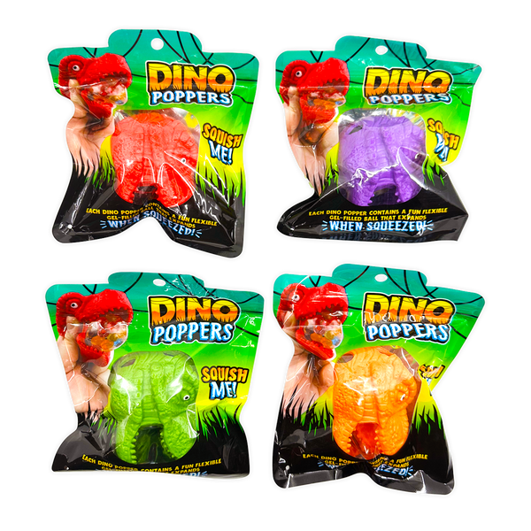 SO MUCH FUN SQUISHY DINO POPPERS