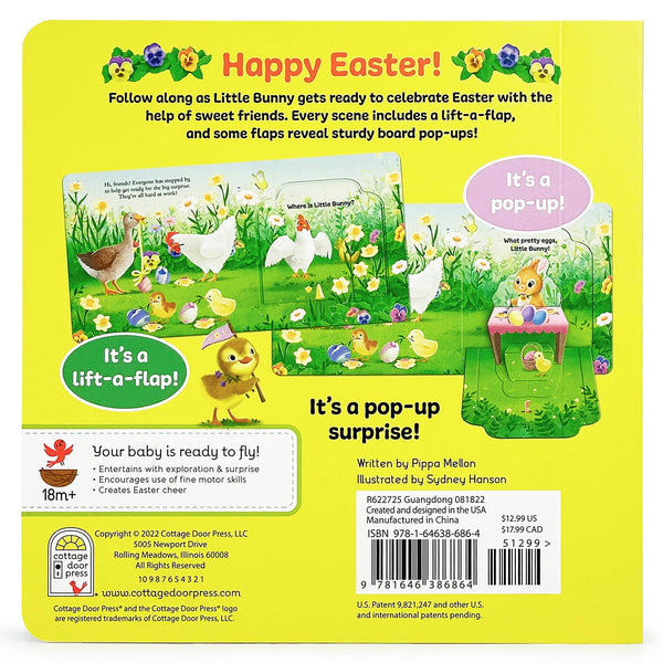 Happy Easter, Little Bunny Lift-a-Flap Board Book