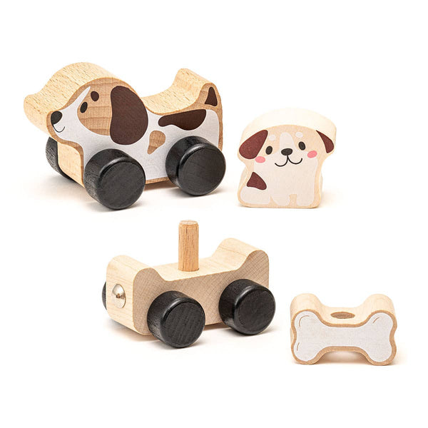 Wooden toy "Clever Puppies"