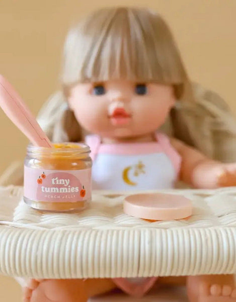 Tiny Tummies - Strawberry jelly Jar for Doll - Tiny Harlow