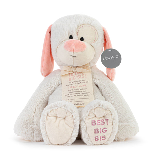 Best Big Sister Plush Dog 16"