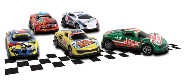 RM3003 Road Marks Metal 5 Pack Racing Cars by Daron Toys