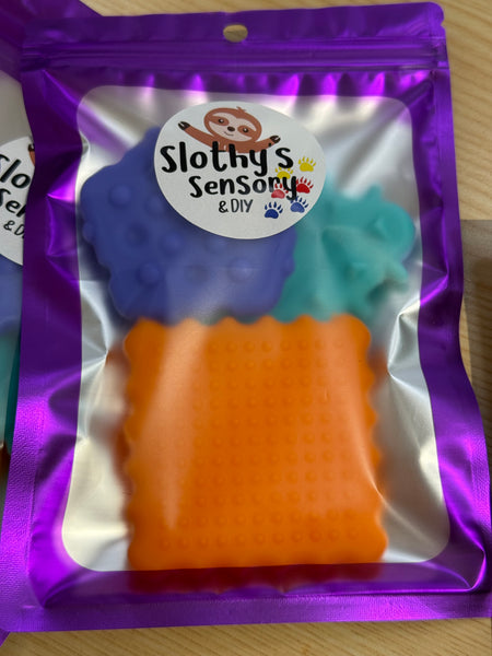 Slothy Sensory Chew Shapes