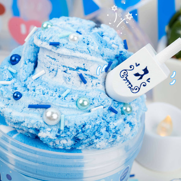 Hanukkah Ice Cream Cloud Creme Slime