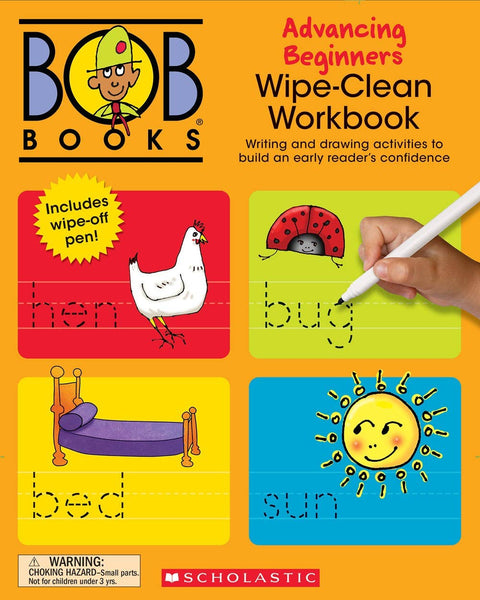 Bob Books Wipe-Clean Workbook: Advancing Beginners