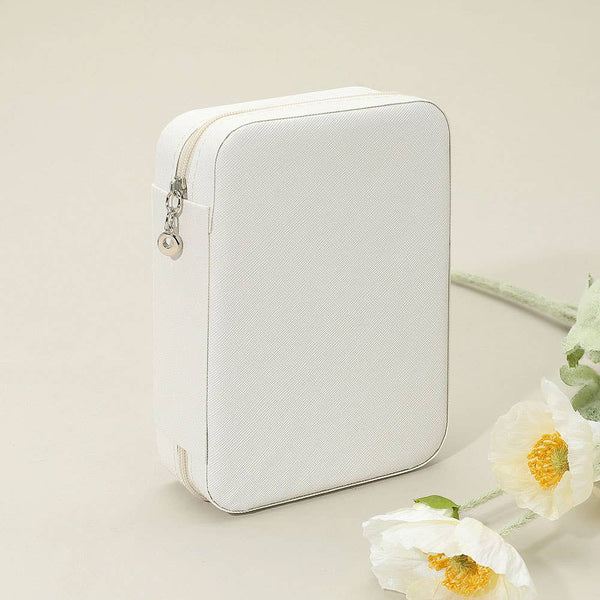 Faux Leather Portable Jewelry Box