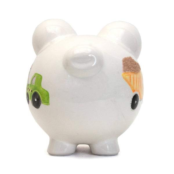 Child to Cherish Digger Truck Piggy Bank