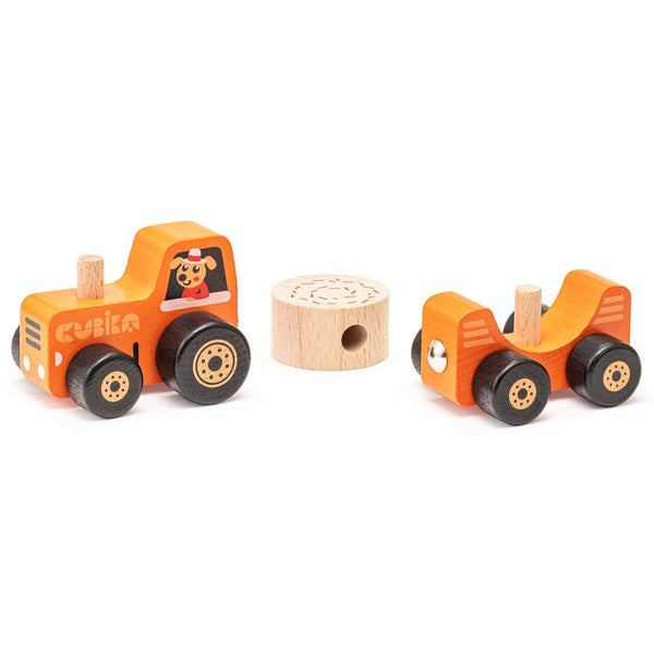 Wooden toy "Tractor"