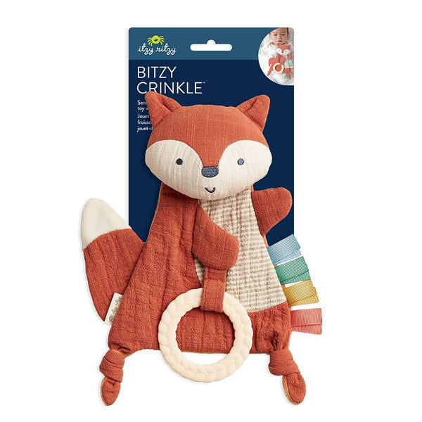 *NEW* Fox Bitzy Crinkle™ Sensory Toy with Teether