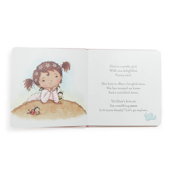 A Pretty Girl Board Book - (Brown Hair)