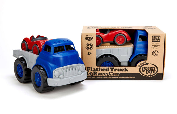 Flatbed w/ Red Race Car