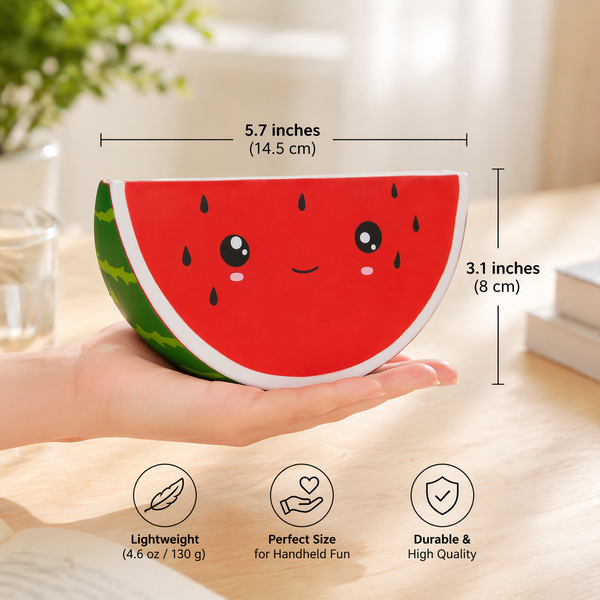 Large Watermelon Squishy 🍉  Slow Rising Sensory Stress Toy