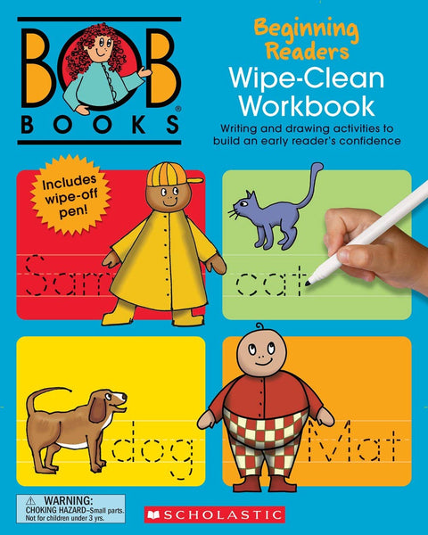 Bob Books Wipe-Clean Workbook: Beginning Readers