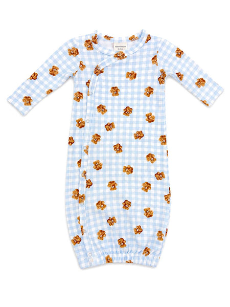Spearmint Love Gown, Blue Teddy Picnic