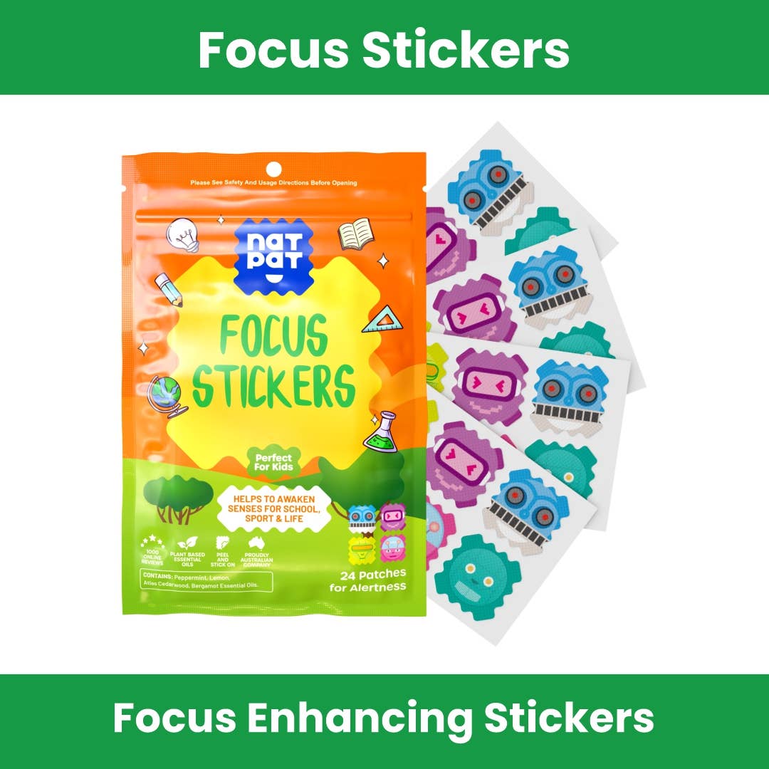 FocusPatch - Focus, Energy and Clarity Stickers