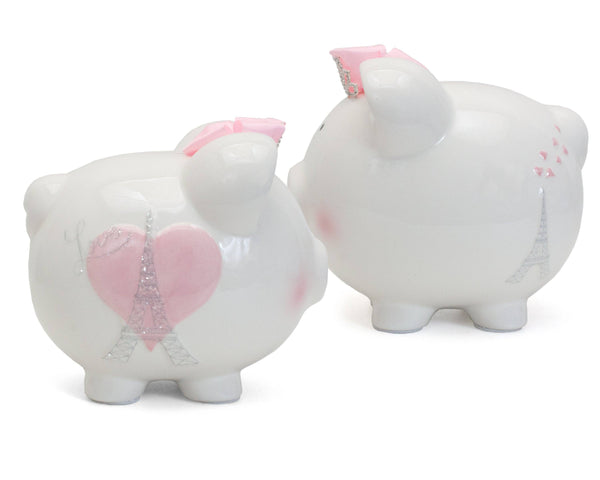 Love Paris Large Piggy Bank