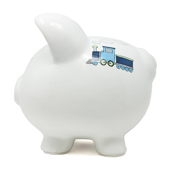 Child to Cherish Box Car Train Large Piggy Bank