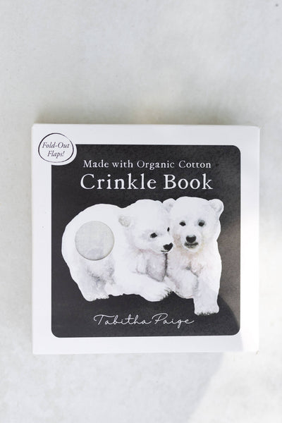 Paige and Tate Crinkle Book Made with ORGANIC Cotton