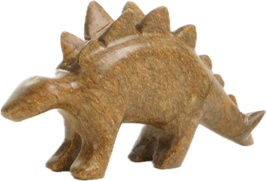 Stegosaurus Soapstone Carving and Whittling—DIY Art & craft