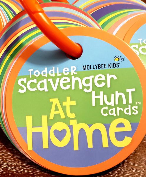 Toddler Scavenger Hunt Cards at Home
