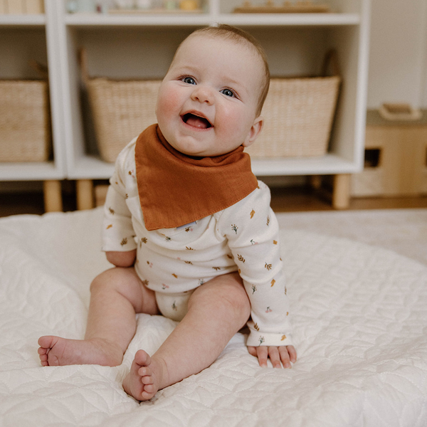 100% Linen Drool Bib