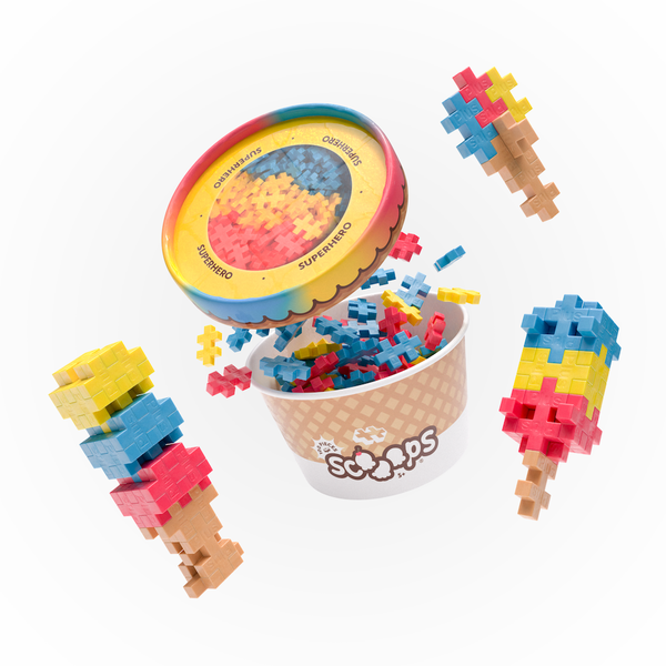 Plus Plus Scooops - Superhero