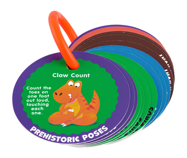 Preschool Action Cards Dino Stomp and Roar!