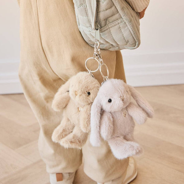 Snuggle Bunnies Plush Bunny Keychain with Bow - Penelope (6")