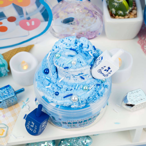 Hanukkah Ice Cream Cloud Creme Slime