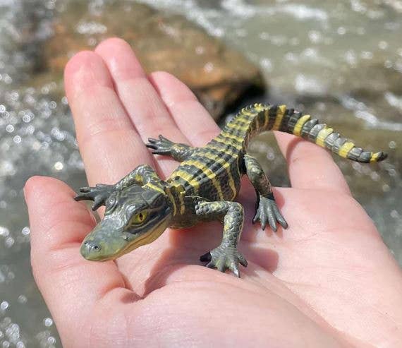 Alligator Baby Figurine Toy for Kids