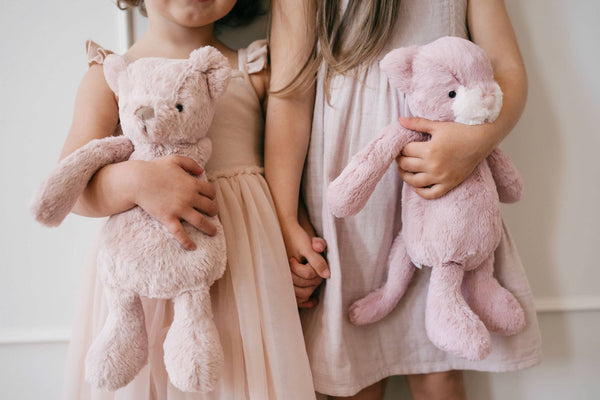 Snuggle Bunnies Cat Plush Stuffed Animal - Elsie the Kitty (12" Blush)
