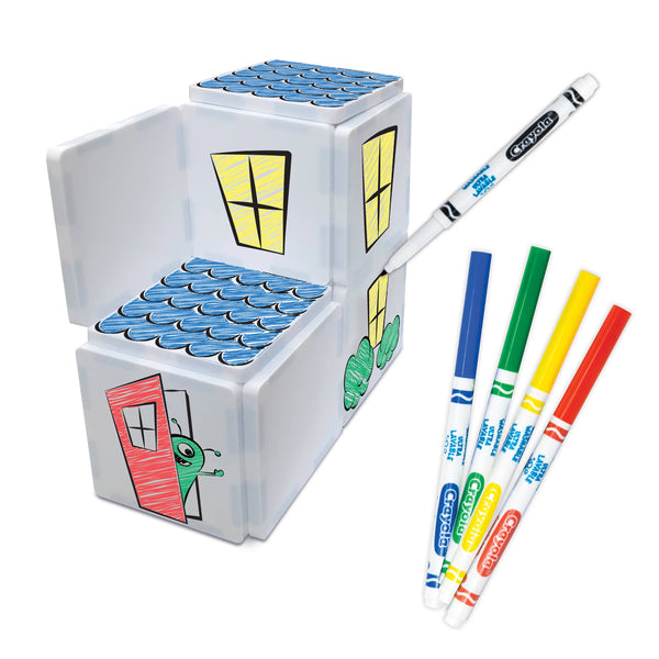 Crayola Doodle Tiles Magnetic Building Tiles 14-Piece Expansion Pack