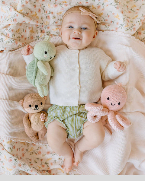 Cuddle and Kind Baby octopus (soft coral pink)