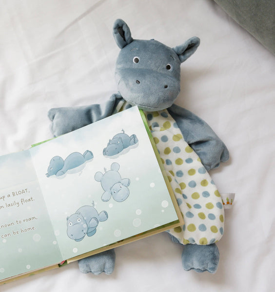 Henny the Hippo Flopsie Baby Lovey
