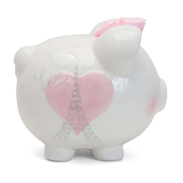 Love Paris Large Piggy Bank
