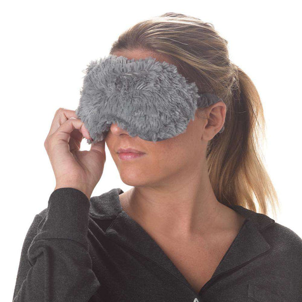 Warmies Eye Cover Sherpa Gray