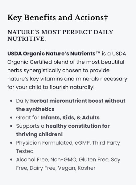 Dr. Green Mom Natures Nutrients Kids