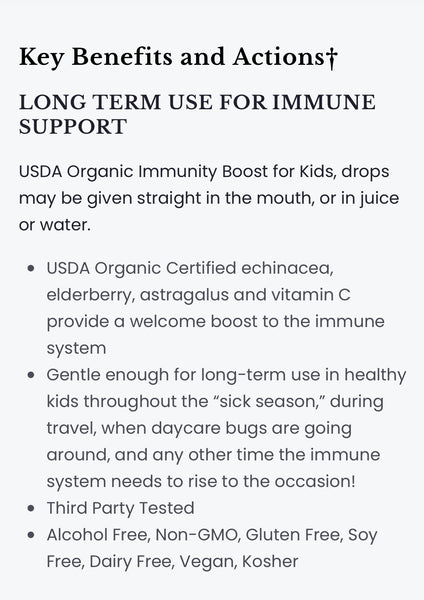 Dr. Green Mom Immunity Boost Kids