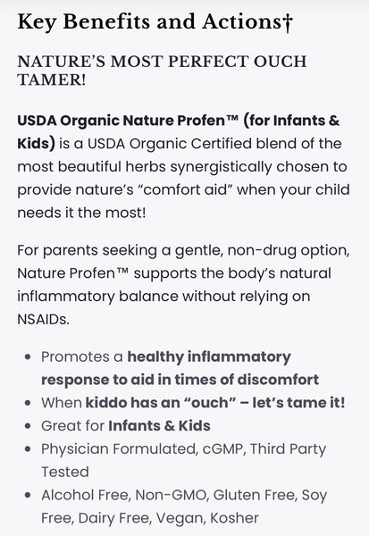 Dr. Green Mom Nature Profen Kids
