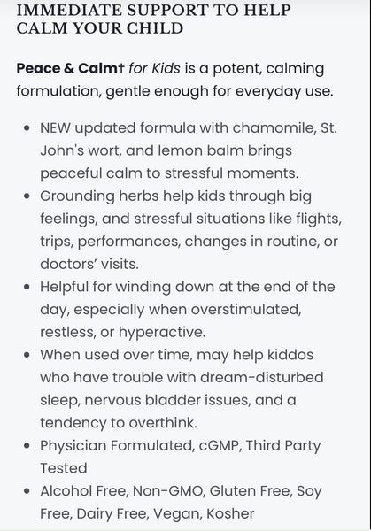 Dr. Green Mom Peace & Calm Kids