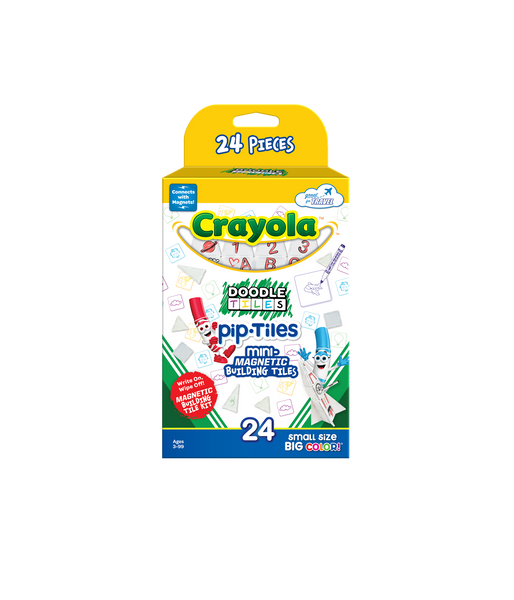 Crayola Doodle Tiles PIP Magnetic Building Tiles 24pc