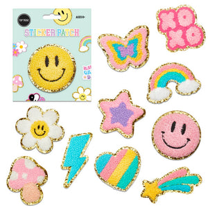 Chenille Sticker Patch Assortment