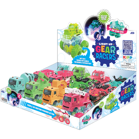 SO MUCH FUN! LIGHT UP PUSH & GO RACERS