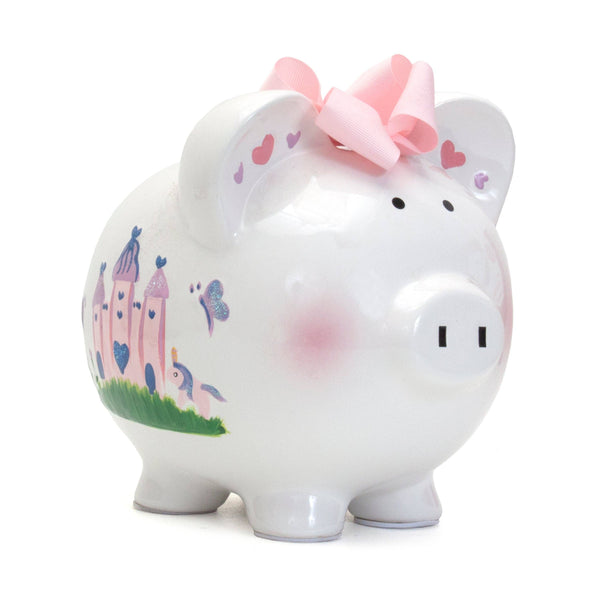 Child to Cherish Princess Castle Large Piggy Bank