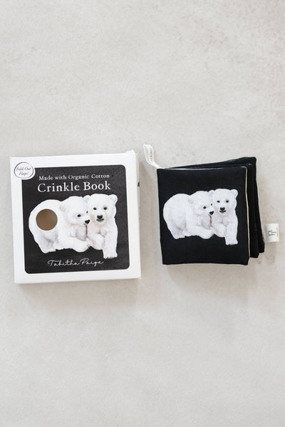 Paige and Tate Crinkle Book Made with ORGANIC Cotton